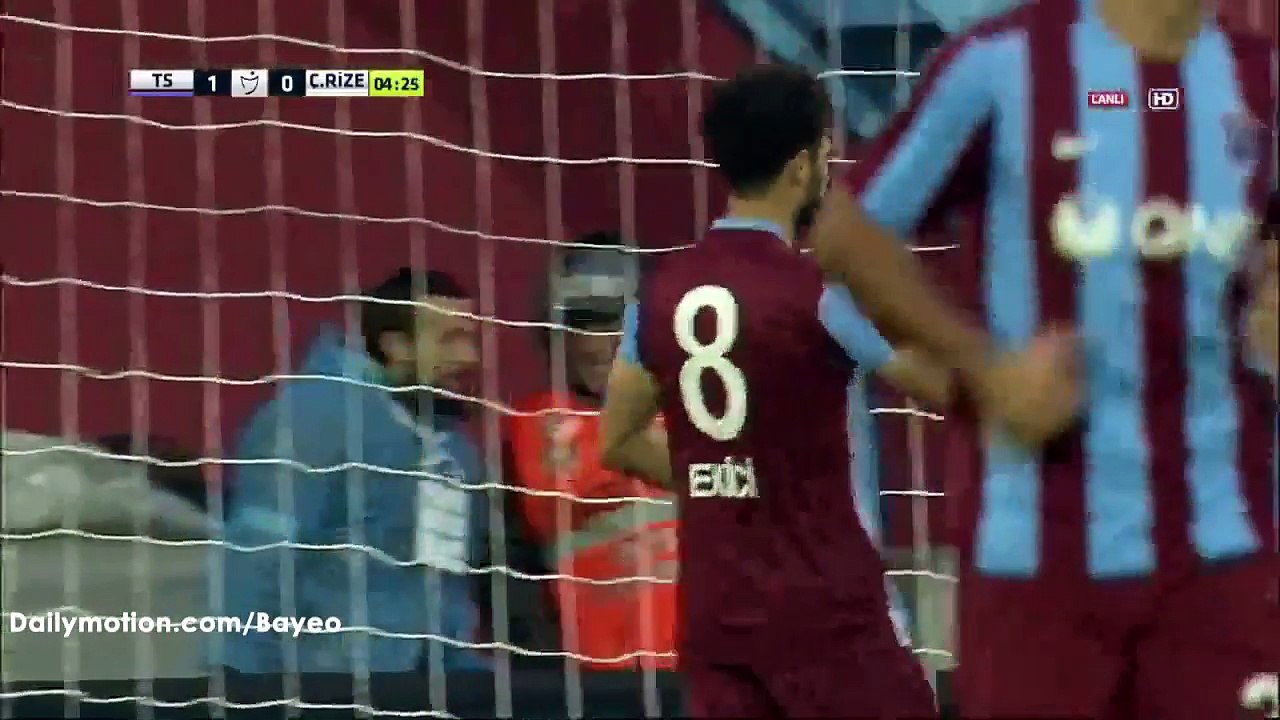 Mehmet Ekici Goal HD - Trabzonspor 1-0 Rizespor - 30-10-2016