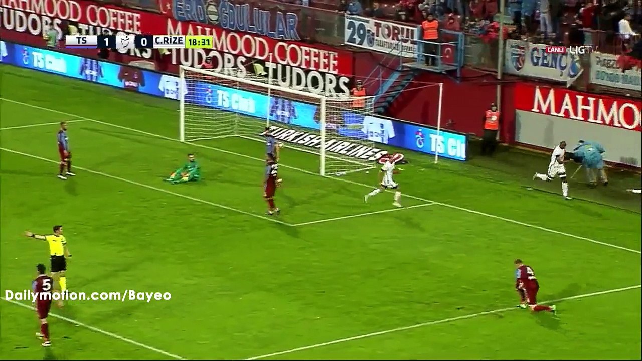 Leonard Kweuke Goal HD - Trabzonspor 1-1 Rizespor - 30-10-2016