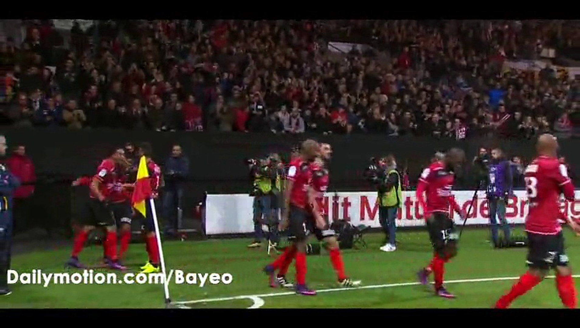 Nill De Pauw Goal Annulled HD - Guingamp 1-0 Angers - 29-10-2016