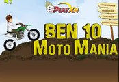 Ben 10 Moto Mania - Ben 10 Racing Game