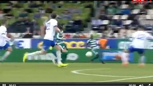 Sebastian Leto Goal - Panathinaikos 1-0 Iraklis 30.10.2016