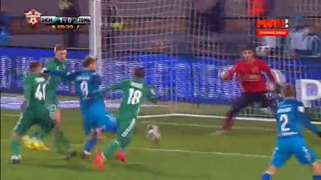 Aleksandr Kokorin Goal HD - Zenit Petersburg 1-0 Tomsk 30.10.2016
