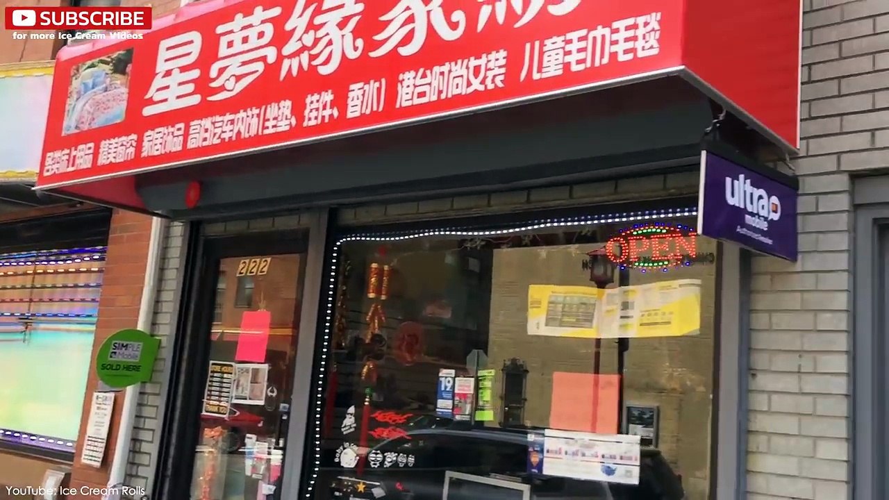 ICE CREAM ROLLS _ Blueberry _ Blue Berry Ice Cream _ Fried Thailand Ice Cream rolled in Philadelphia-fFewCg_4KKo