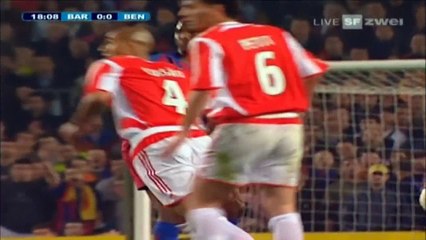اهداف مباراة برشلونة و بنفيكا 2-0 2006