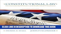 Best Seller Constitutional Law: Governmental Powers and Individual Freedoms (2nd Edition) Free