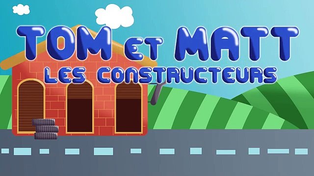Tractopelle - Tom & Matt les vehicules constructeurs | Jeux de construction pour enfant
