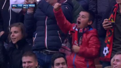 1-0 Giacomo Bonaventura Goal HD AC Milan  1 -  0 Pescara 30.10.2016