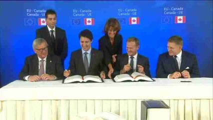 La UE y Canadá firman el CETA, un ambicioso acuerdo de libre comercio