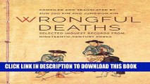 Read Now Wrongful Deaths: Selected Inquest Records from Nineteenth-Century Korea (Korean Studies