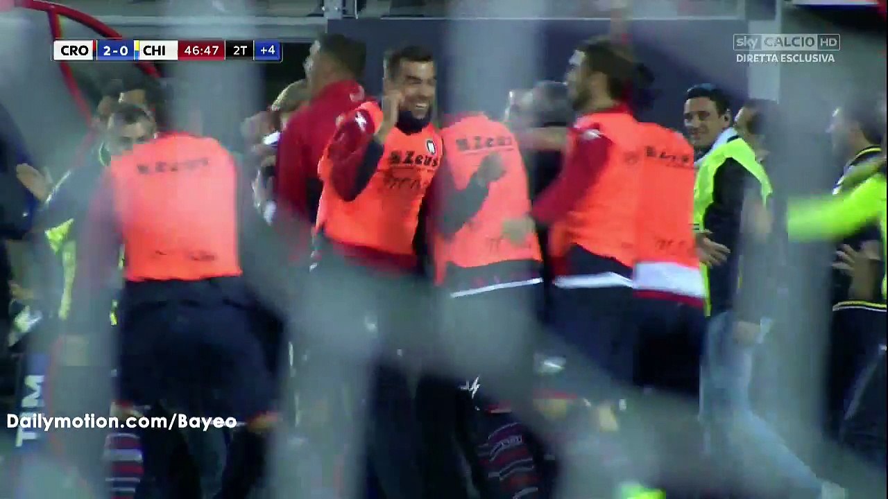Diego Falcinelli Goal HD - Crotone 2-0 Chievo - 30-10-2016