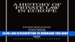 Ebook A History of Private Law in Europe: with particular reference to Germany Free Read
