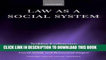 Ebook Law As a Social System (Oxford Socio-Legal Studies) Free Read