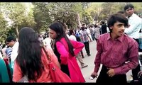 Girls and Boys of Pakistan Enjoying Civil Parade Lahore(360p)