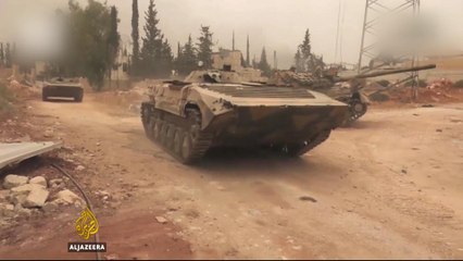 Syria war: Rebel fighters advance in western Aleppo