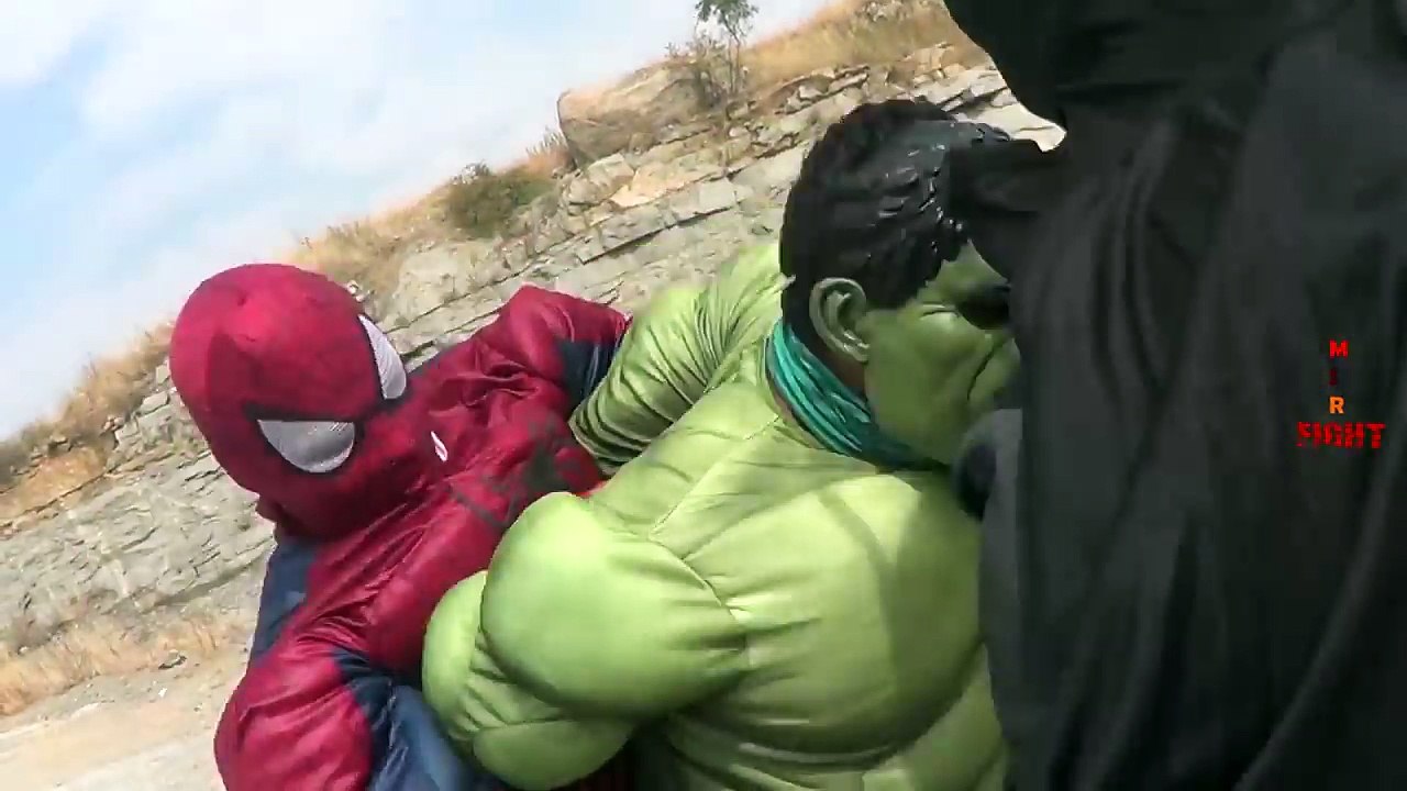 Hulk Vs Batmnan And Ironman Funny Video SuperHero Real Life Fight | Death Match Fight