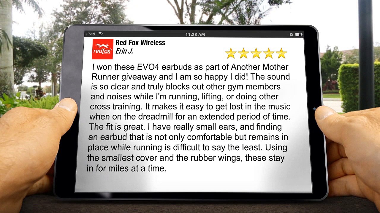 NEW REVIEW - EVO4 Wireless Bluetooth Earbuds For Runners, Cross Trainers & At The Gym |  RedFoxWireless.com
