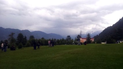 Beautiful Romantic weather at Shogran Pakistan