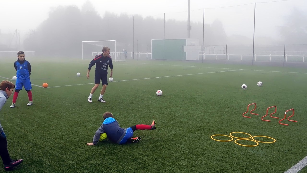STAGE DE TOUSSAINT DU FCA - Séance d'entrainement gardien par gérard