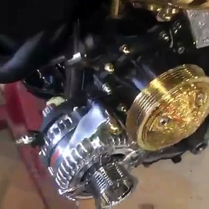 24K Gold plated Toyota 2JZ .... Completely hand engraved
