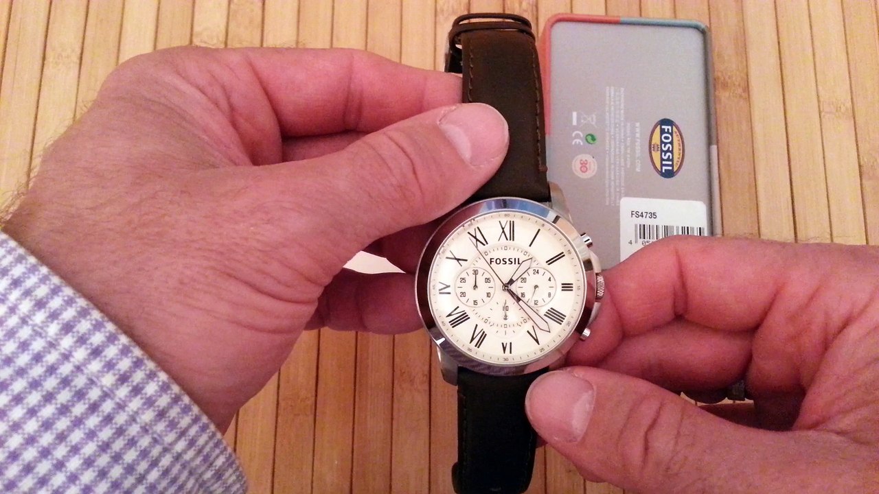 Fossil fs4735 herren chronograph