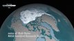 Disparition de l'océan Arctique filmée de l'espace depuis 30 ans... NASA