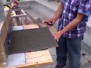 Her İşin Bir kolayı vardır Fayans Çimentolama Makinası