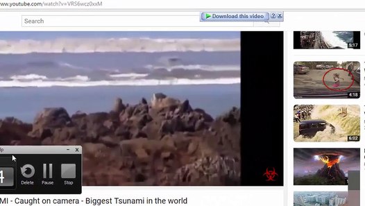 Mega Tsunami Caught On Camera Biggest Tsunami In The World Caught
