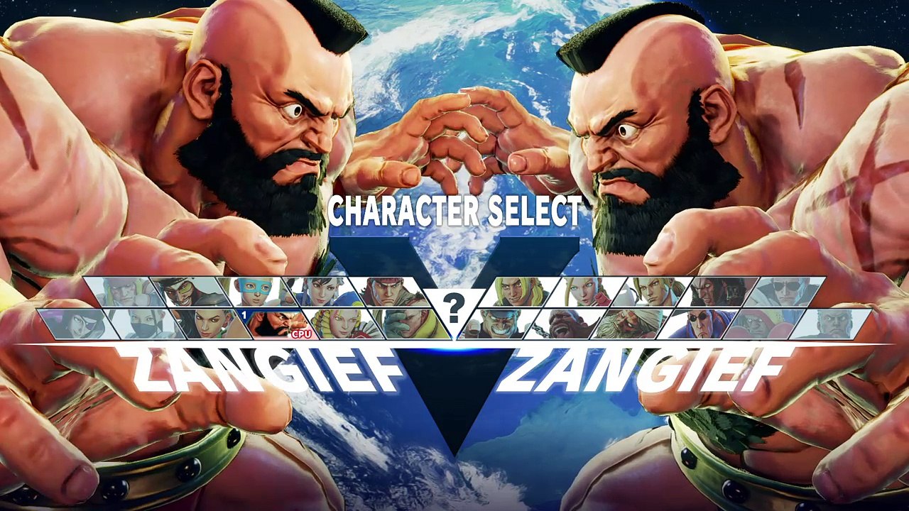 STREET FIGHTER V | Ryu Vs. Zangief (Alternate Colors) | Match Gameplay