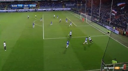 Mauro Icardi fantastic chance  Sampdoria 1 - 0 inter  30.10.2016 HD