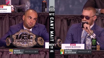 Here's everything Conor McGregor said at the UFC 205 press c