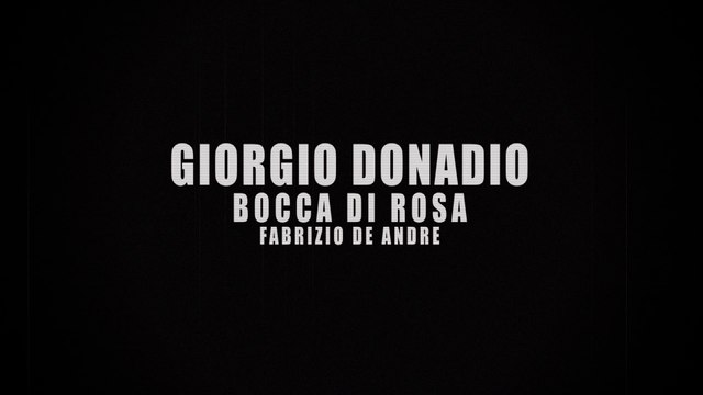 GIORGIO DONADIO - BOCCA DI ROSA - FABRIZIO DE ANDRE