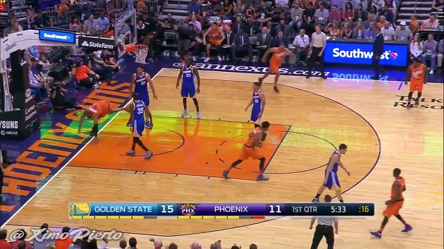 Golden State Warriors vs Phoenix Suns - First Half Highlights Oct 30, 2016 2016-17 NBA Season (1)