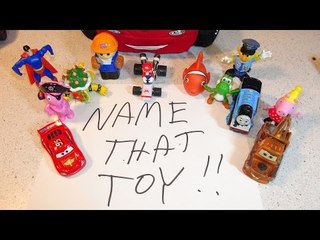 NAME THAT TOY  from Pixar Cars, Thomas and Friends, Nintendo , Toy Story,  Part 2