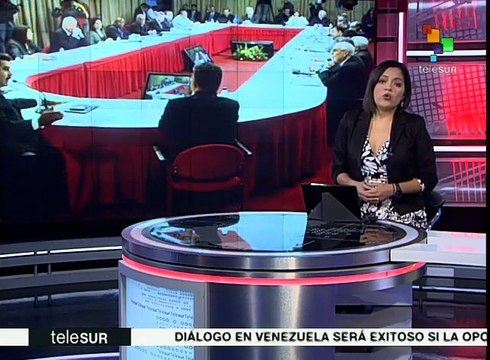 Instalan en Caracas mesa de diálogo Gobierno-Oposición venezolanos
