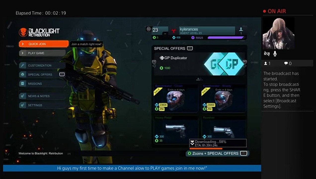 kylerances's Live PS4 Broadcast