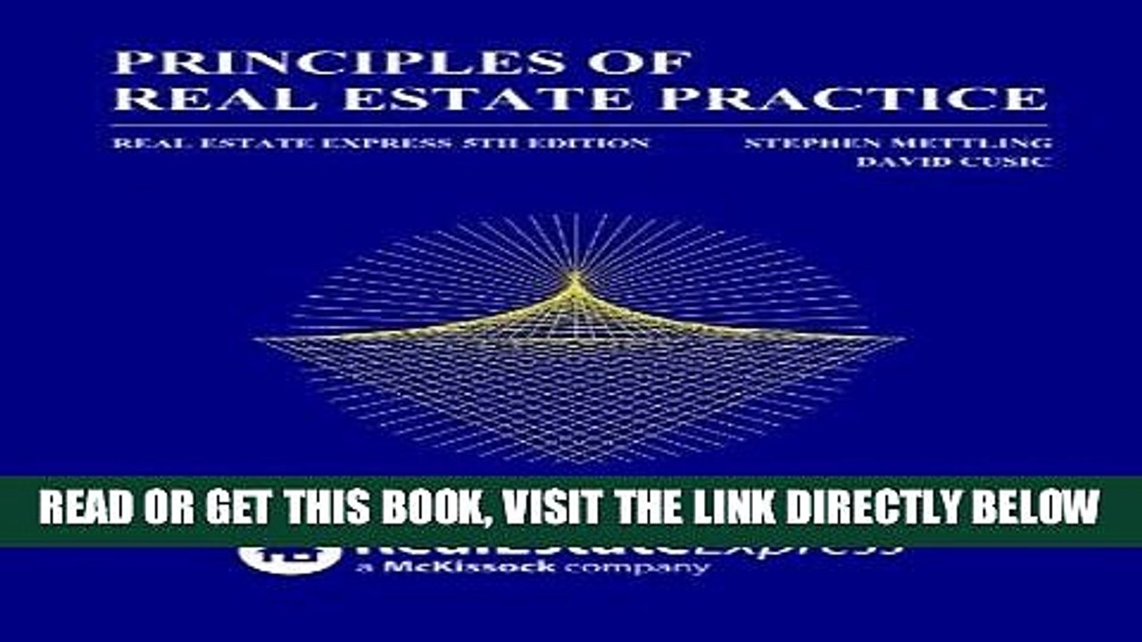 [EBOOK] DOWNLOAD Principles of Real Estate Practice: Real Estate Express 5th Edition GET NOW