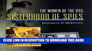 Ebook Sisterhood of Spies: The Women of the OSS Free Download