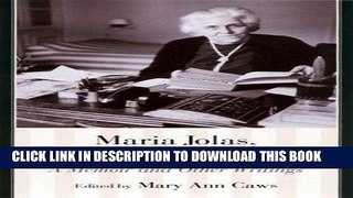 Best Seller Maria Jolas, Woman of Action: A Memoir and Other Writings Free Download