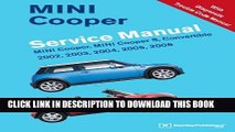 Best Seller MINI Cooper Service Manual: 2002, 2003, 2004, 2005, 2006: MINI Cooper, MINI Cooper S,