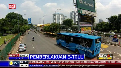 Gerbang Tol Senayan Tak Melayani Tunai Per 1 November 2016