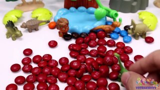 Learning Colors for Children with M&M Candy and The Good Dinosaurs PART4