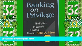Big Deals  Banking on Privilege: The Politics of Spanish Financial Reform  Full Read Most Wanted