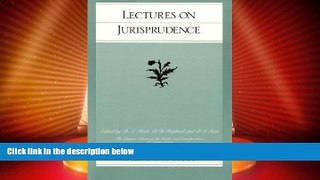 Big Deals  Lectures on Jurisprudence (Glasgow Edition of the Works and Correspondence of Adam