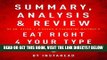 Read Now Summary, Analysis   Review of Peter J. D Adamo s Eat Right 4 Your Type by Instaread