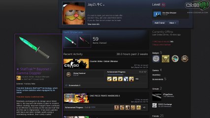 StatTrak EMERALD Knife VAC BANNED!! (CS GO Most Expensive Vacced Inventories)