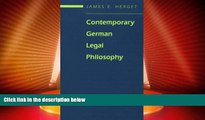 Big Deals  Contemporary German Legal Philosophy  Full Read Best Seller