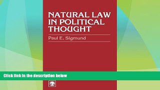 Big Deals  Natural Law in Political Thought  Best Seller Books Best Seller