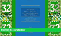 Big Deals  Choice of Venue in International Arbitration  Best Seller Books Best Seller