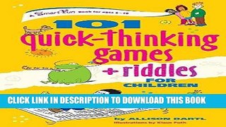 [PDF] 101 Quick Thinking Games and Riddles (SmartFun Activity Books) [Online Books]