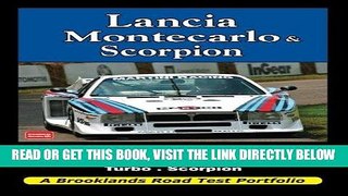 [FREE] EBOOK Lancia Montecarlo   Scorpion (Road Test Portfolio) ONLINE COLLECTION